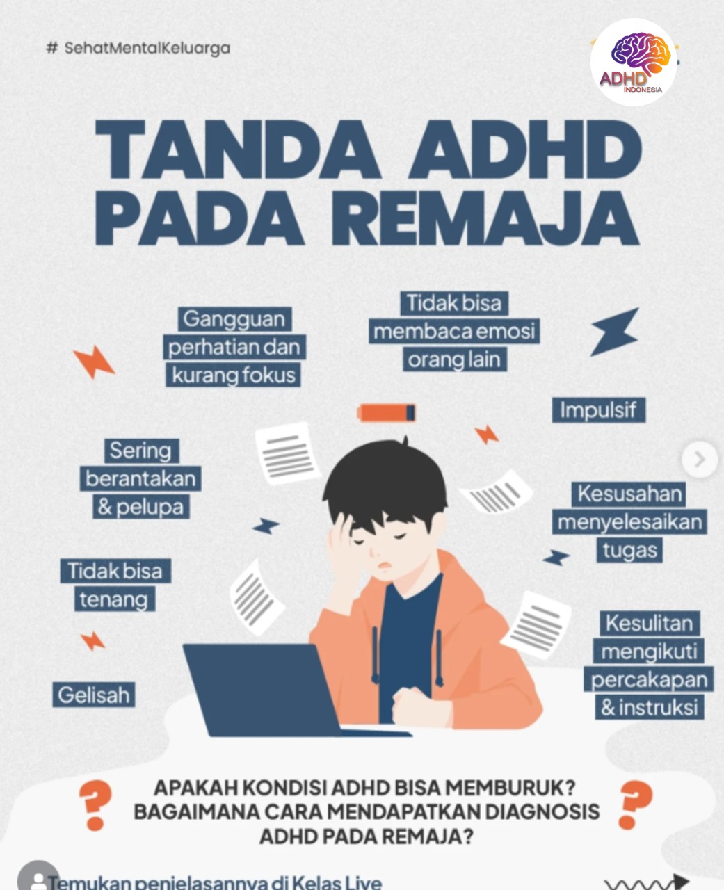 Screening ADHD Non-Diagnostik: Edukasi Awal bagi Orang Tua di Kabupaten Lombok Utara