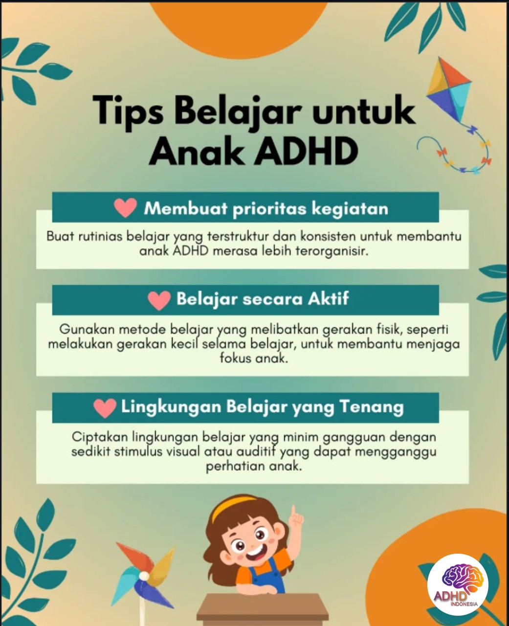 Strategi Belajar yang Cocok untuk Anak ADHD di Kabupaten Lombok Utara